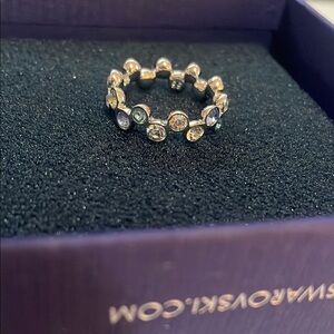Swarovski Gold and Silver Crystal Ring